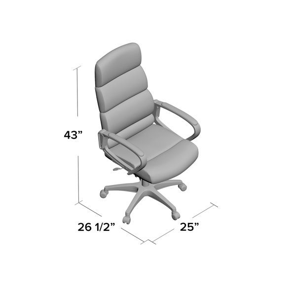Lorell Soho HighBack Leather Executive Chair & Reviews Wayfair